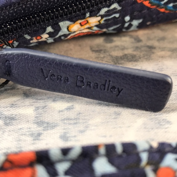 Vera Bradley Frannie Marrakesh Blue/Orange/White 5”x9” Mini Handbag💙VGUC💙 - Picture 7 of 10